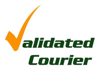 VALIDATED COURIER logo