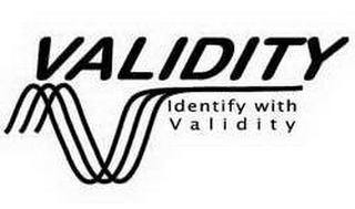 VALIDITY IDENTIFY WITH VALIDITY logo