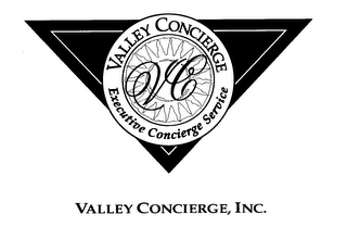 VALLEY CONCIERGE EXECUTIVE CONCIERGE SERVICE VC VALLEY CONCIERGE, INC. WWW.VALLEYCONCIERGE.COM TELL US WHAT YOU NEED & CONSIDER IT DONE ! logo