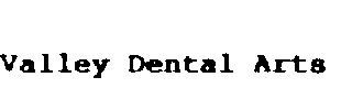 VALLEY DENTAL ARTS logo