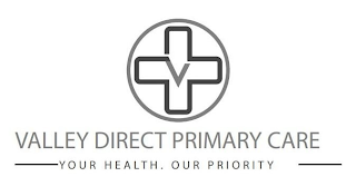 VALLEY DIRECT PRIMARY CARE YOUR HEALTH. OUR PRIORITY logo