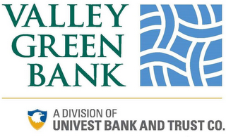 VALLEY GREEN BANK A DIVISION OF UNIVEST BANK AND TRUST CO. logo