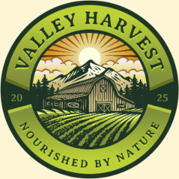 VALLEY HARVEST NOURISHED BY NATURE 2025 logo