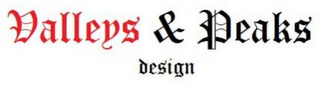 VALLEYS & PEAKS DESIGN logo