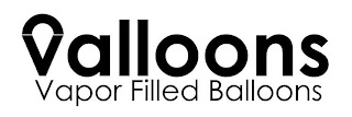 VALLOONS VAPOR FILLED BALLOONS logo