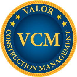 VALOR CONSTRUCTION MANAGEMENT VCM logo