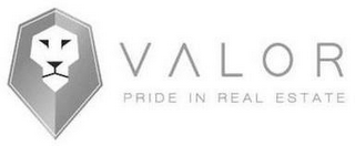 VALOR PRIDE IN REAL ESTATE logo
