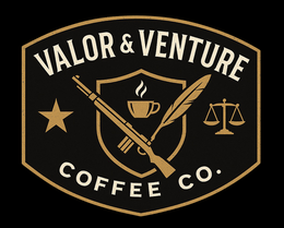 VALOR & VENTURE COFFEE CO. logo