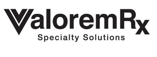 VALOREMRX SPECIALTY SOLUTIONS logo
