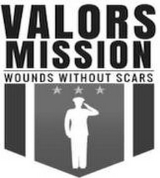 VALORS MISSION WOUNDS WITHOUT SCARS logo