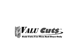 VALU CUTS HAIR CUTS FOR MEN AND BOYS logo