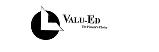 VALU-ED THE PLANNER'S CHOICE logo