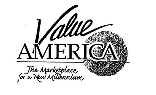 VALUE AMERICA THE MARKETPLACE FOR A NEW MILLENNIUM logo