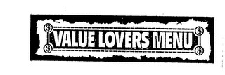 VALUE LOVERS MENU logo