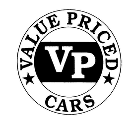 VALUE PRICED CARS VP logo