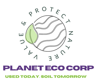 VALUE & PROTECT NATURE PLANET ECO CORP USED TODAY. SOIL TOMORROW logo