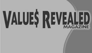 VALUE$ REVEALED MAGAZINE logo
