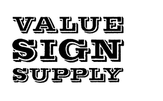 VALUE SIGN SUPPLY logo