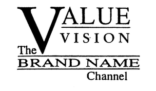 VALUE VISION THE BRAND NAME CHANNEL logo