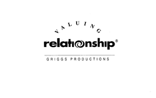 VALUING RELATIONSHIP GRIGGS PRODUCTIONS logo
