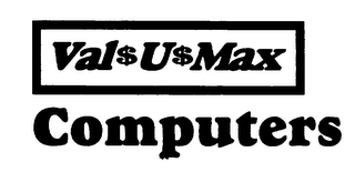 VAL$U$MAX COMPUTERS logo