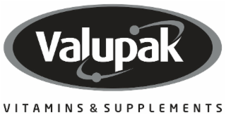 VALUPAK VITAMINS & SUPPLEMENTS logo