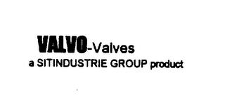 VALVO-VALVES A SITINDUSTRIE GROUP PRODUCT logo