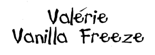 VALÉRIE VANILLA FREEZE logo