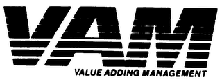 VAM VALUE ADDING MANAGEMENT logo