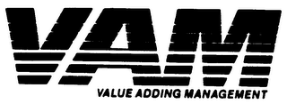 VAM VALUE ADDING MANAGEMENT logo