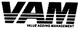 VAM VALUE ADDING MANAGEMENT logo