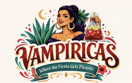 VAMPIRICAS-WHERE THE FIESTA GETS PICANTE logo