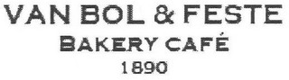 VAN BOL & FESTE BAKERY CAFÉ 1890 logo