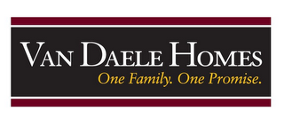 VAN DAELE HOMES ONE FAMILY. ONE PROMISE. logo