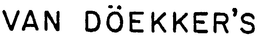 VAN DOEKKER'S logo