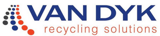 VAN DYK RECYCLING SOLUTIONS logo