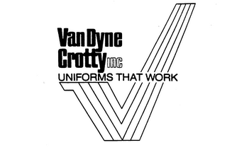 VAN DYNE CROTTY INC UNIFORMS THAT WORK logo