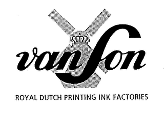 VAN FON ROYAL DUTCH PRINTING INK FACTORIES logo