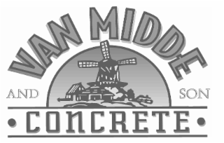 VAN MIDDE AND SON CONCRETE logo