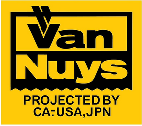 VAN NUYS PROJECTED BY CA.-USA, JPN logo