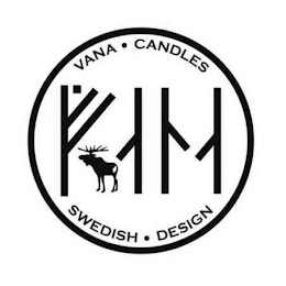 VANA · CANDLES SWEDISH · DESIGN logo