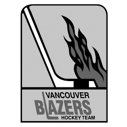 VANCOUVER BLAZERS HOCKEY TEAM logo