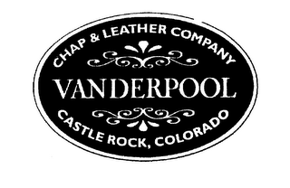 VANDERPOOL CHAP & LEATHER COMPANY CASTLE ROCK, COLORADO logo