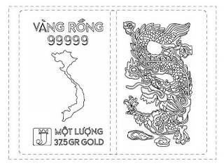 VANG RONG 99999 MOT LUONG 37.5 GR GOLD logo