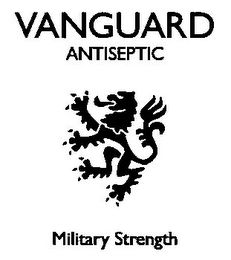 VANGUARD ANTISEPTIC MILITARY STRENGTH logo