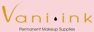VANIINK PERMANENT MAKEUP SUPPLIES logo