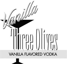 VANILLA THREE OLIVES VANILLA FLAVORED VODKA logo