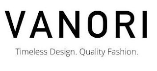 VANORI TIMELESS DESIGN. QUALITY FASHION. logo