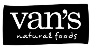 VAN'S NATURAL FOODS logo