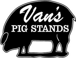 VAN'S PIG STANDS logo